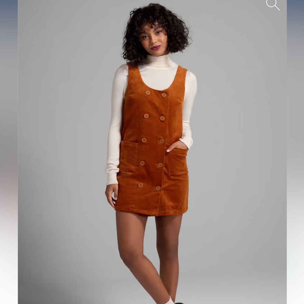 ModCloth My Power 'Cord' Double-Breasted Jumper